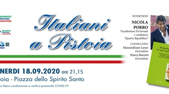 Serata conclusiva di “Italiani a Pistoia”, il talk show firmato Mcl